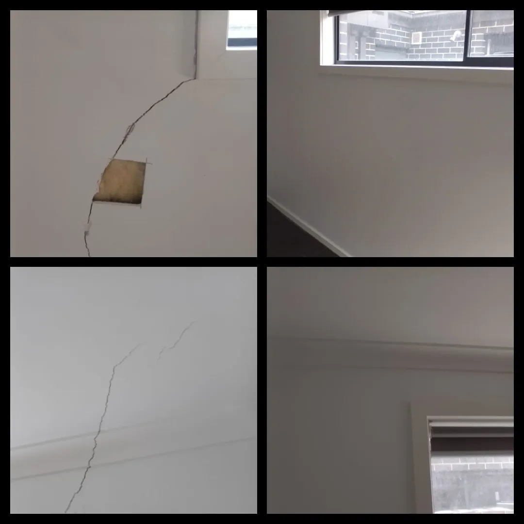 Wall and ceiling crack repair 4-panel